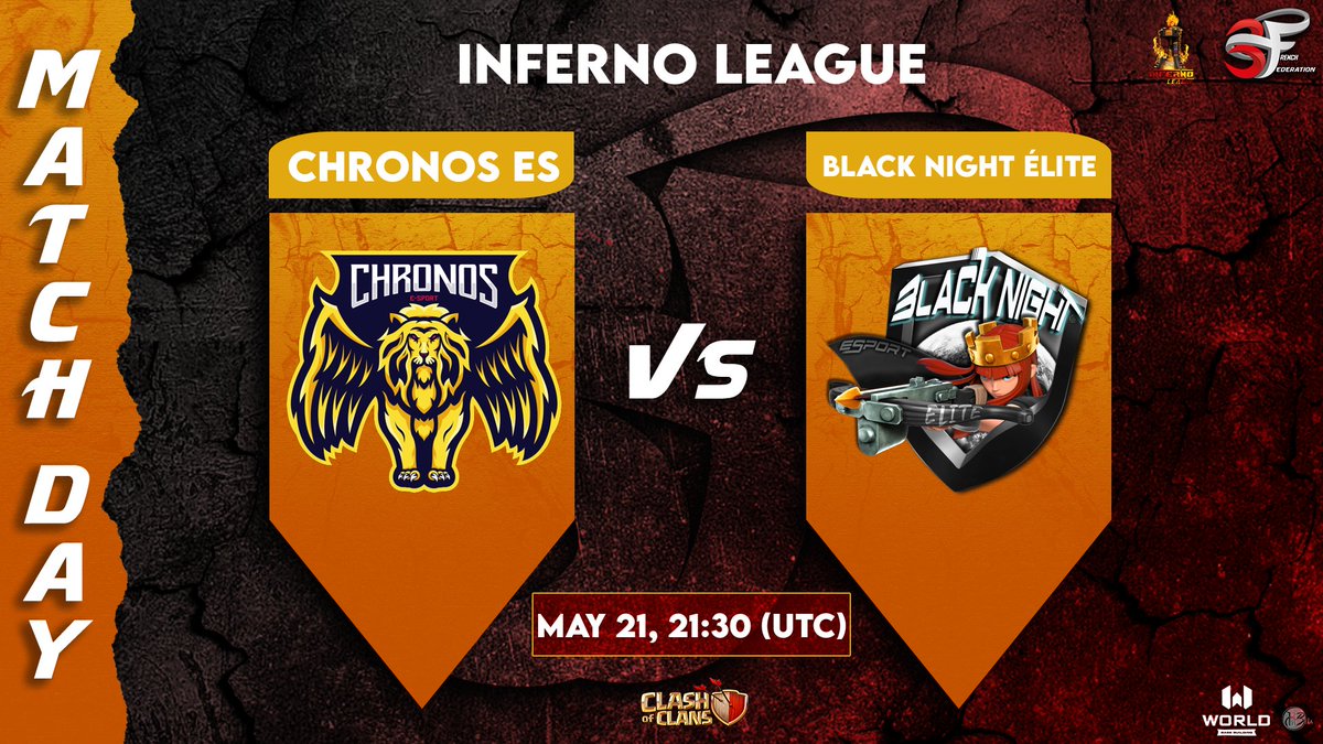 🔥 Inferno League Match Day! 🔥

🏆 Chronos Es vs. Black Night Elite

📅 21st May, 21:30 UTC

Brace yourself for a scorching showdown! The heat is on!

#InfernoLeague #MatchDay #ChronosEs