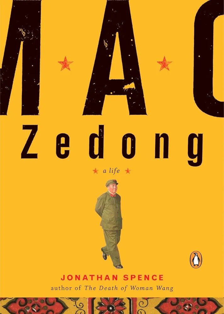 Books about Mao Zedong🧵 1️⃣ MAO ZEDONG: A LIFE By Jonathan Spence A concise, measured and readable account of Mao's life and personality.