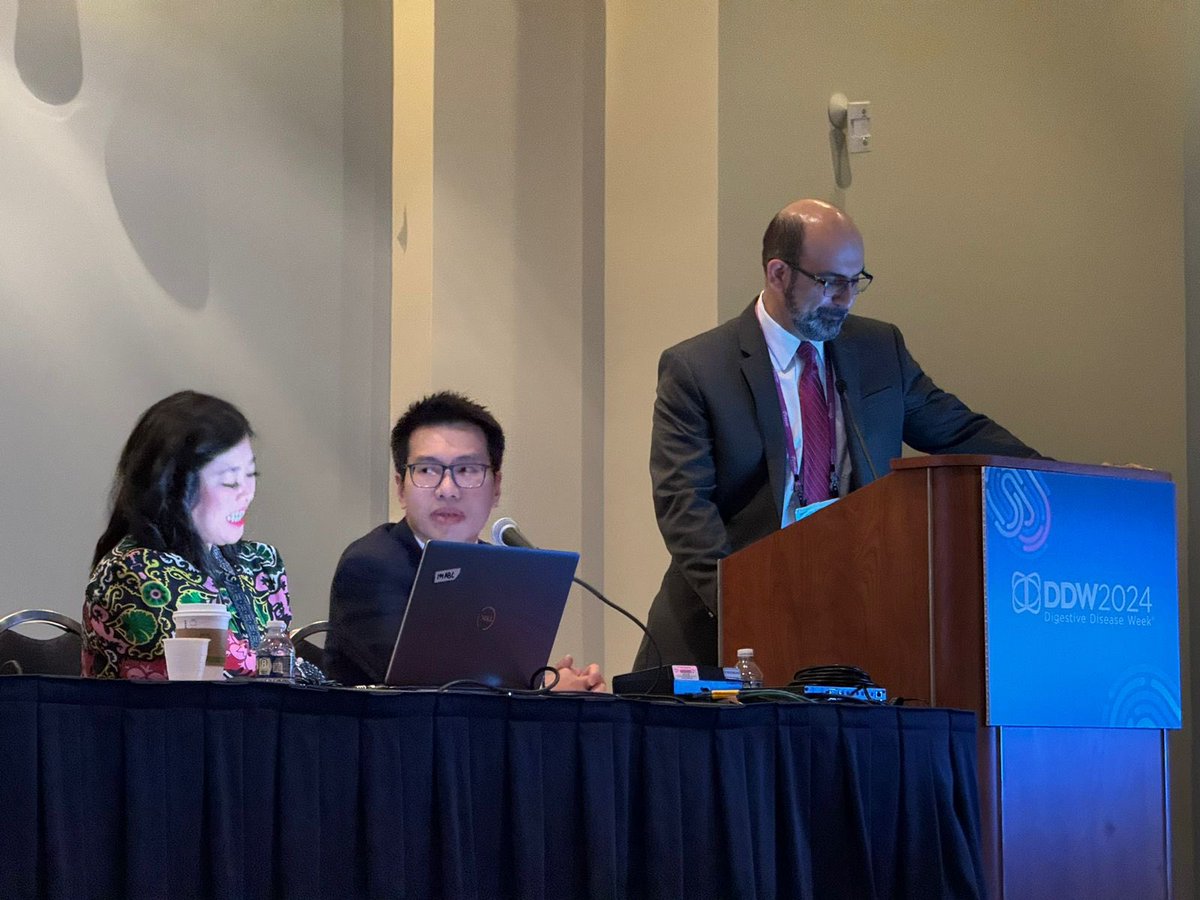 BilalMohammadMD's tweet photo. Fantastic talk by the #InterventionalEUS master himself - @m_arain1 on EUS guided biliary drainage

✅ Most biliary diseases requiring drainage can be managed by #ERCP

✅ You need knowledge of advanced ERCP techniques to perform #EUSBD

#DDW2023 @DDWMeeting @ASGEendoscopy https://t.co/ZJ4VzZDOvp