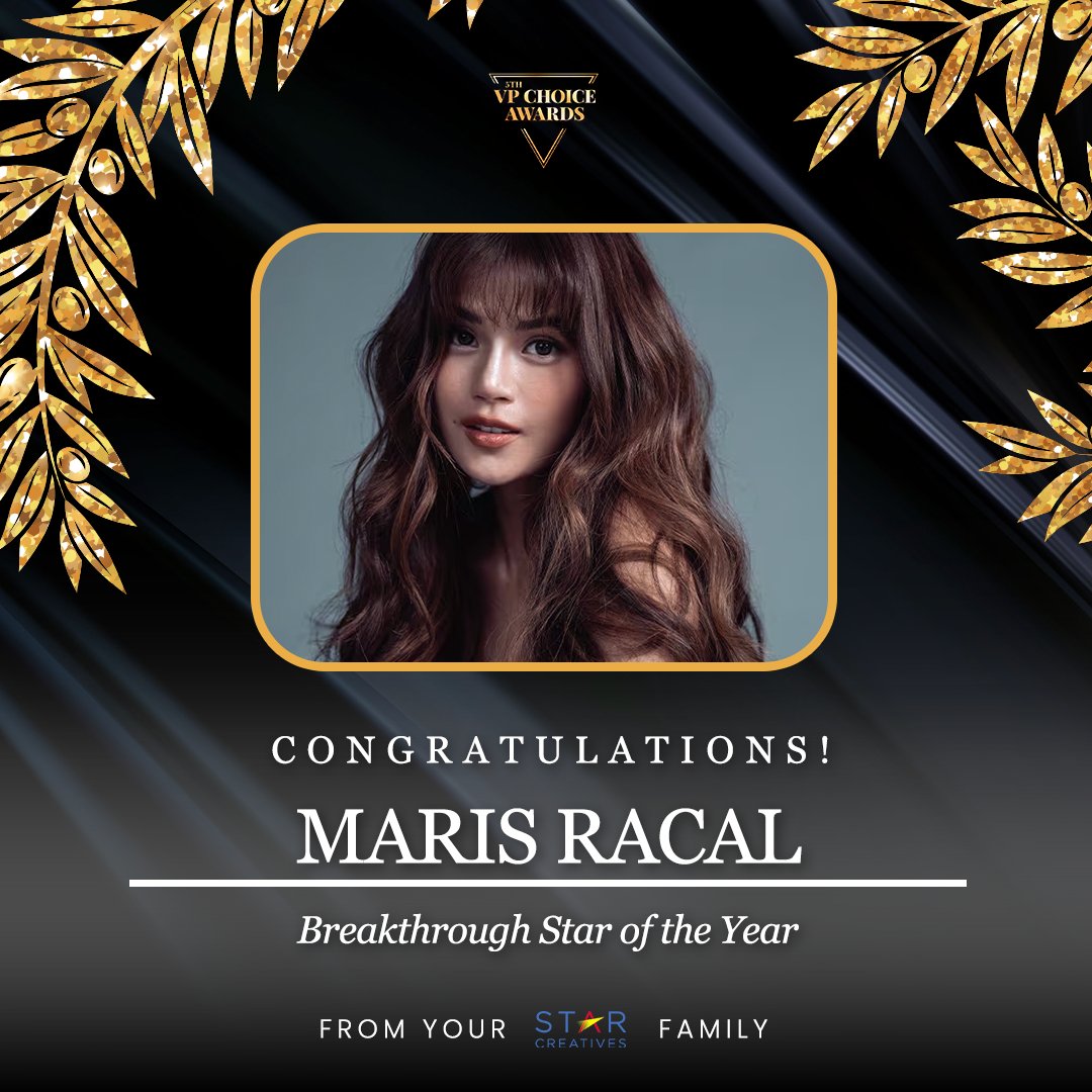 We’re so happy to see you soar while portraying Irene. You truly are a star, and people are seeing it!

Congratulations, Maris Racal, for winning the “Breakthrough Star of the Year" award for this year’s VP Choice Awards.✨