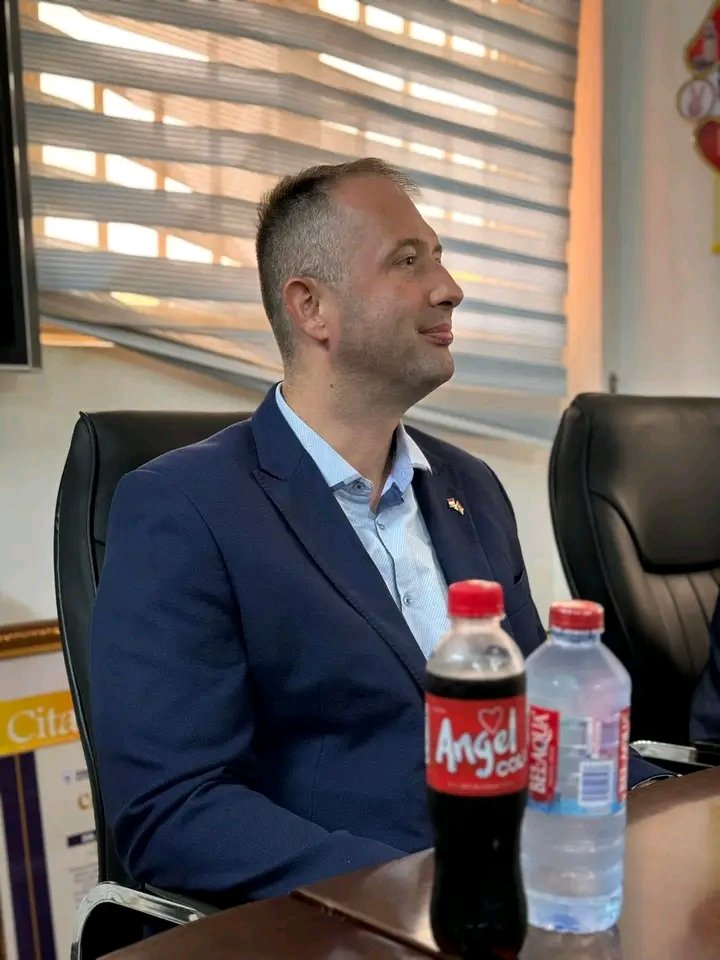 EmpiresNtakor's tweet image. Pictures: Hungarian Ambassador to Ghana,  H.E Tamas Feher Visits Angel Group of Companies Limited.

#ABNGhana #Nationsblogger #AdonkoNextLevel #angelcola