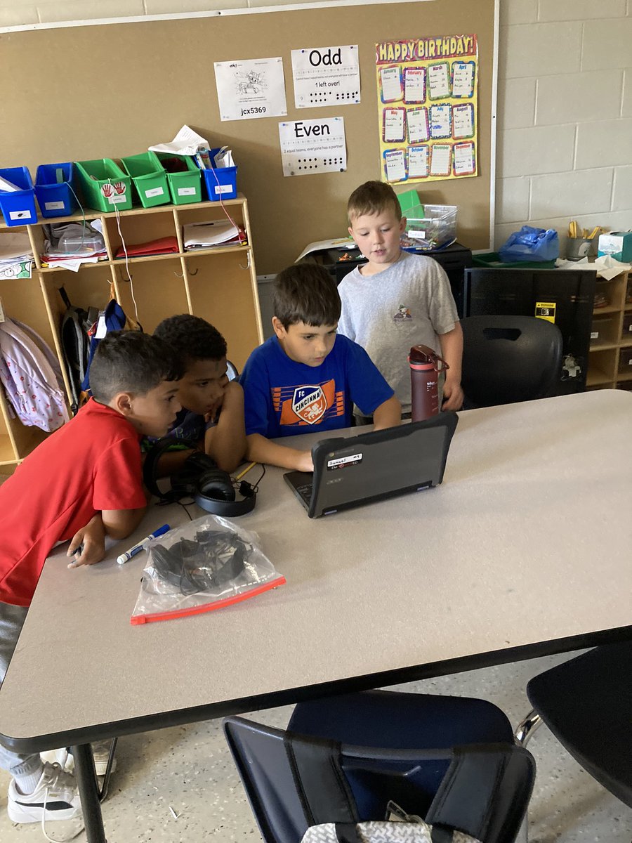 MrTimWilliamson's tweet photo. Thanks to @stiverstars who gave us a math activity where we needed to show teamwork and cooperation! #wearelakota @hopewellECS https://t.co/kqqCAp8F9J