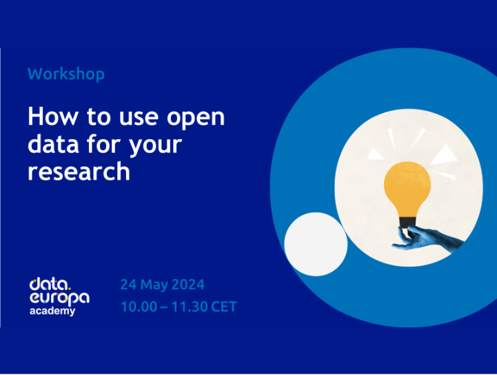 📣Este viernes 24 de mayo no te pierdas este webinar gratuito de @EU_opendata sobre cómo usar datos abiertos en tu investigación. Más info ➡️bit.ly/4aWnT3n