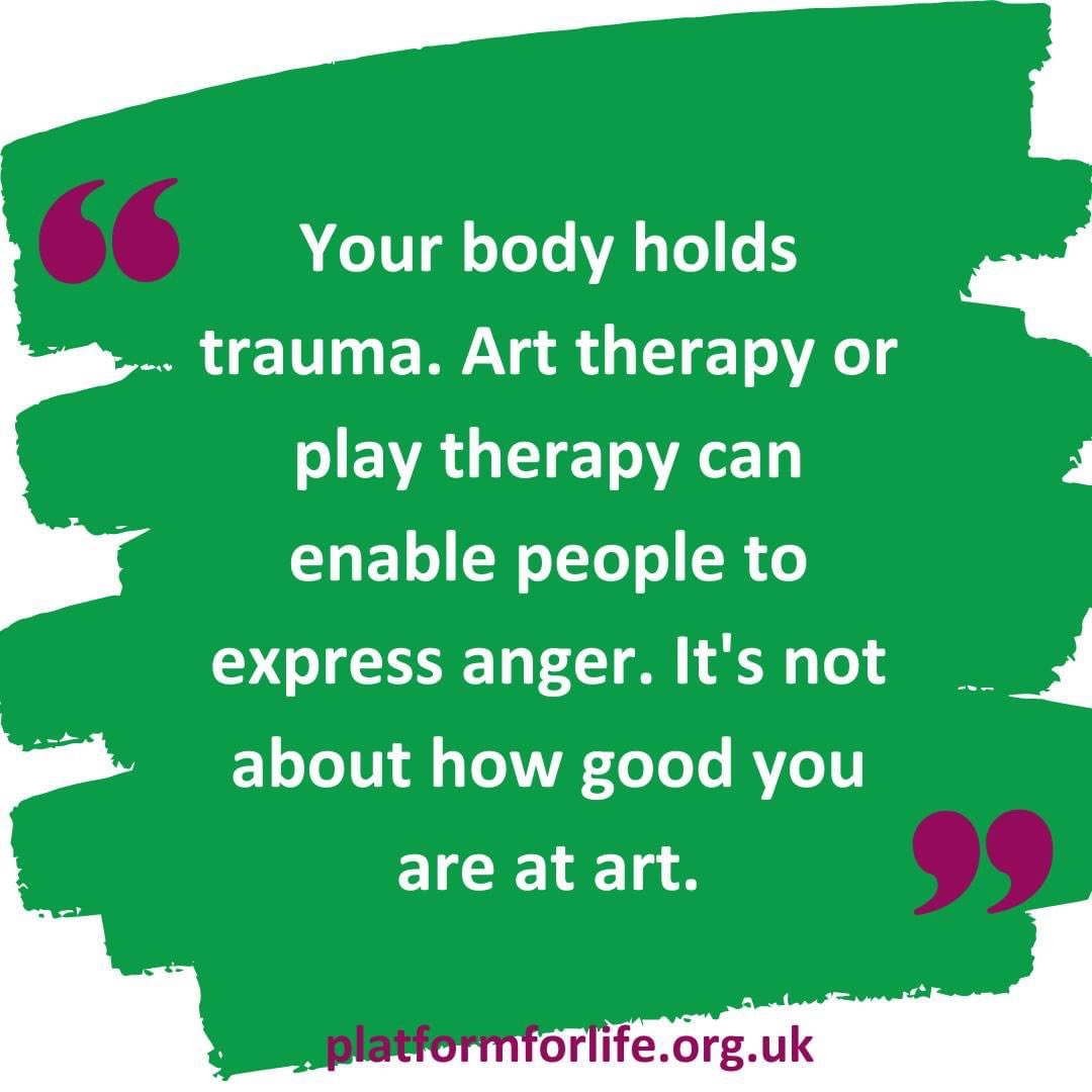 You have to be good at art to reap the benefits of art therapy. ❌ False!

Find out more about our service and its benefits here 👉 buff.ly/30SwZfp 

#ChestersMentalHealthCharity #MentalHealthAwareness #Charity #ItsWhatWeDo #Counselling #Therapy #ArtTherapy #PlayTherapy