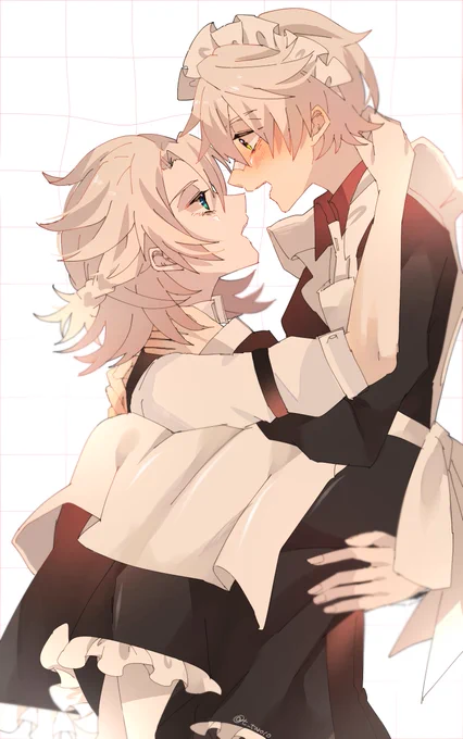 アルベド×ベネット(ご主人様×メイドちゃん) 