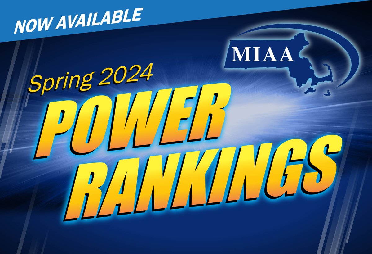 🔥 Less than a week out from the first Spring tournament brackets ... here are the latest Power Rankings.📈 ‼️ ADs: Score entry into Arbiter is crucial in this final week. ⚾️Baseball 🥎Softball 🥍Lacrosse 🏉Rugby 🎾Tennis 🏐Volleyball ➡️ Click HERE: miaa.net/power-rankings/