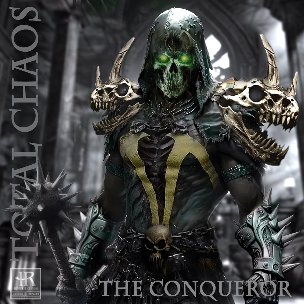 Total Chaos: The Conqueror  
Custom AI Art

#AI_Spawn #hunter_r_customs #Spawniverse #スポーン