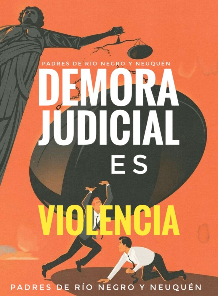 Demora judicial es violencia 

#nomashijosrehenes 
#bastadefalsasdenuncias 
#Poderjudicial 
#rionegro 
#neuquen 
#justicia