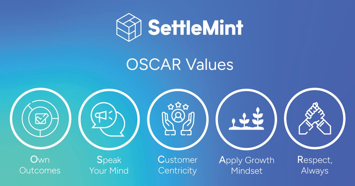 We proudly unveil our revamped company values - the OSCAR values! Each value is designed to guide and inspire us and ensure that our daily actions align with our strategic goals:

● Own Outcomes
● Speak Your Mind
● Customer Centricity
● Apply Growth Mindset
● Respect, Always