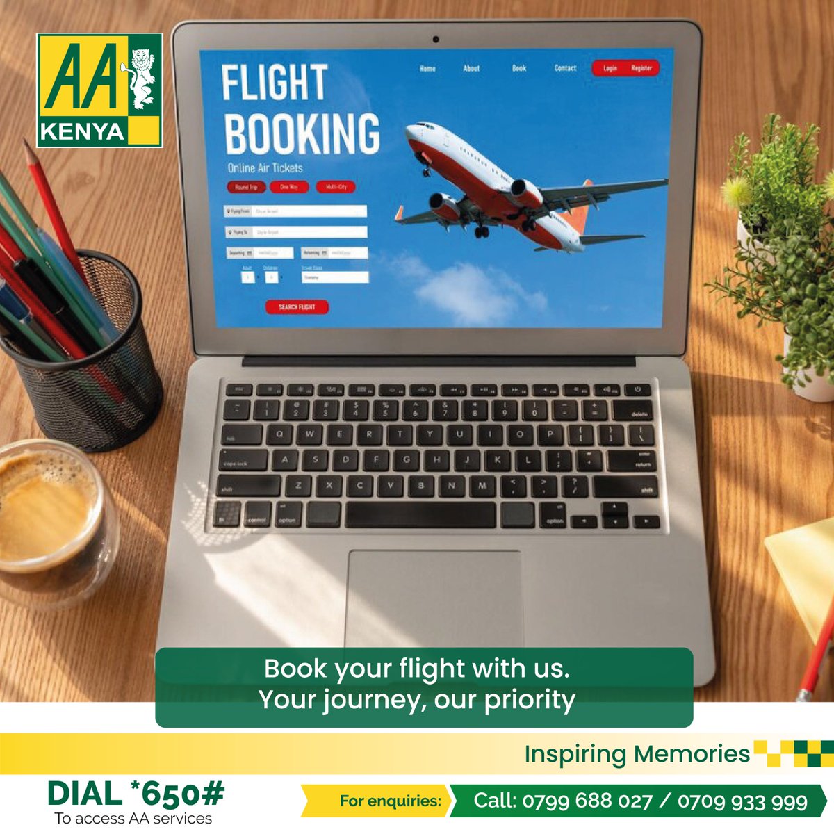 Your ticket to adventure awaits! Book your flight with AA Destinations and let us take care of the details. Your journey, our priority, call us on 0799688027/0709933000 #AAKenyacares #InspiringMobility