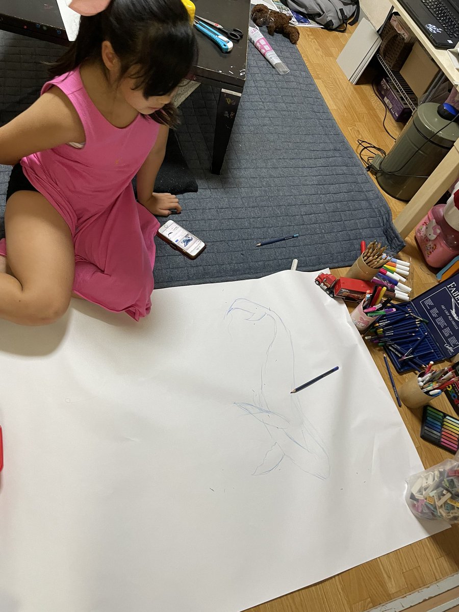 tama_singplanet's tweet photo. 小4ちびっこが画伯すぎる件。
#kidsart #jk4 #お絵かき大好き #小学生アート https://t.co/eRPTwfUcmx