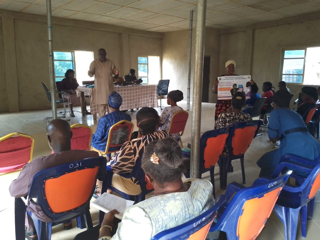 ONGOING: 

Education Stakeholders' Training on HPV Vaccination Campaign in Akoko North East LGA.

In attendance are the AEO, NAPPS Chairman, SUBEB representatives, ANCOPPS President and Chairperson, Principals of Secondary Schools, among others.

#HPVPrevention
#HPVvaccineNG