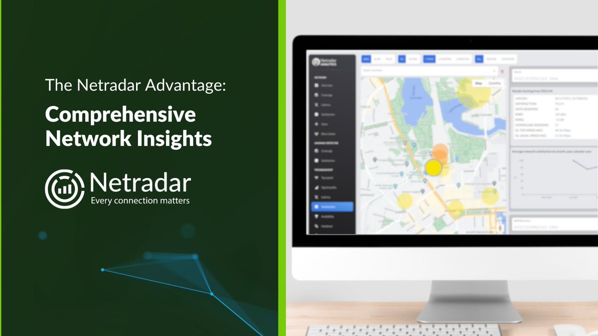 #Netradar emerges as the leader in providing comprehensive network insights. Our platform is designed to not only measure but also analyze and interpret complex network #data.  This enables us to sets us apart from our competitors. 

Contact us to get a one-to-one demo!