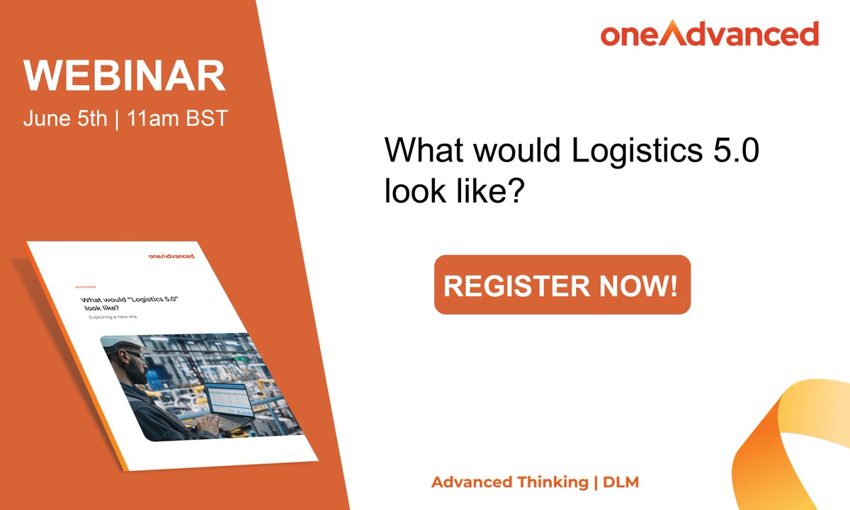 LogisticsManagr's tweet photo. FREE WEBINAR: '𝗟𝗼𝗴𝗶𝘀𝘁𝗶𝗰𝘀 𝟱.𝟬 - 𝗮𝗿𝗲 𝘆𝗼𝘂 𝗿𝗲𝗮𝗱𝘆 𝗳𝗼𝗿 𝗮 𝗻𝗲𝘄 𝗮𝗴𝗲 𝗼𝗳 𝗹𝗼𝗴𝗶𝘀𝘁𝗶𝗰𝘀'
𝗪𝗛𝗘𝗡: Wednesday, 5th June at 11 AM BST 🗓️
𝗪𝗛𝗘𝗥𝗘: ZOOM📍
FREE REGISTRATION 👉 https://t.co/esbiQyHpaX
#logistics #webinar https://t.co/LQFCGgsr0z