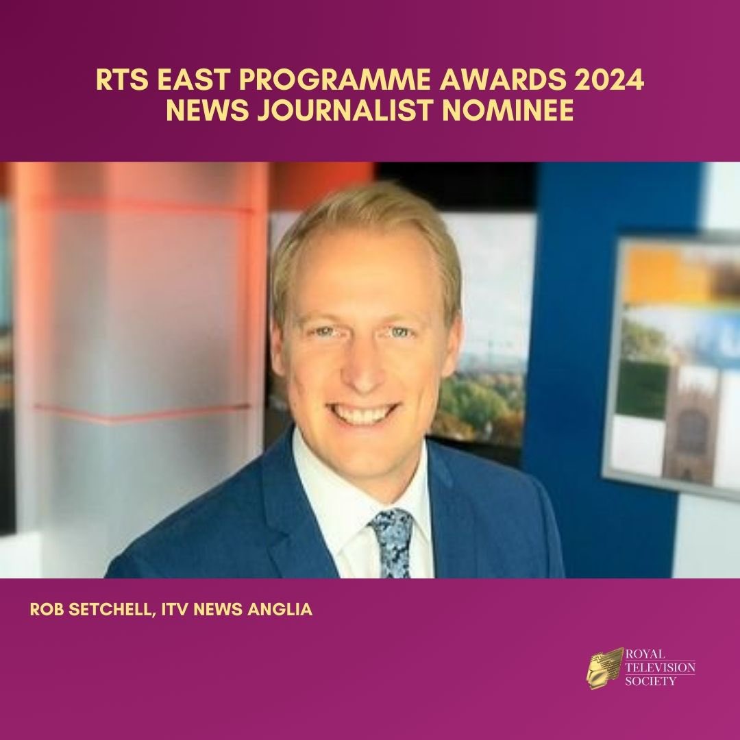 We’re delighted to announce the nominees for the RTS East Programme Awards 2024! ✨

Today we’re spotlighting the incredible News Jounalist nominees: Debbie Tubby, Nikki Fox, and Rob Setchell

To read the full list of nominees, head to our website

#rtseast #rtseastawards2024