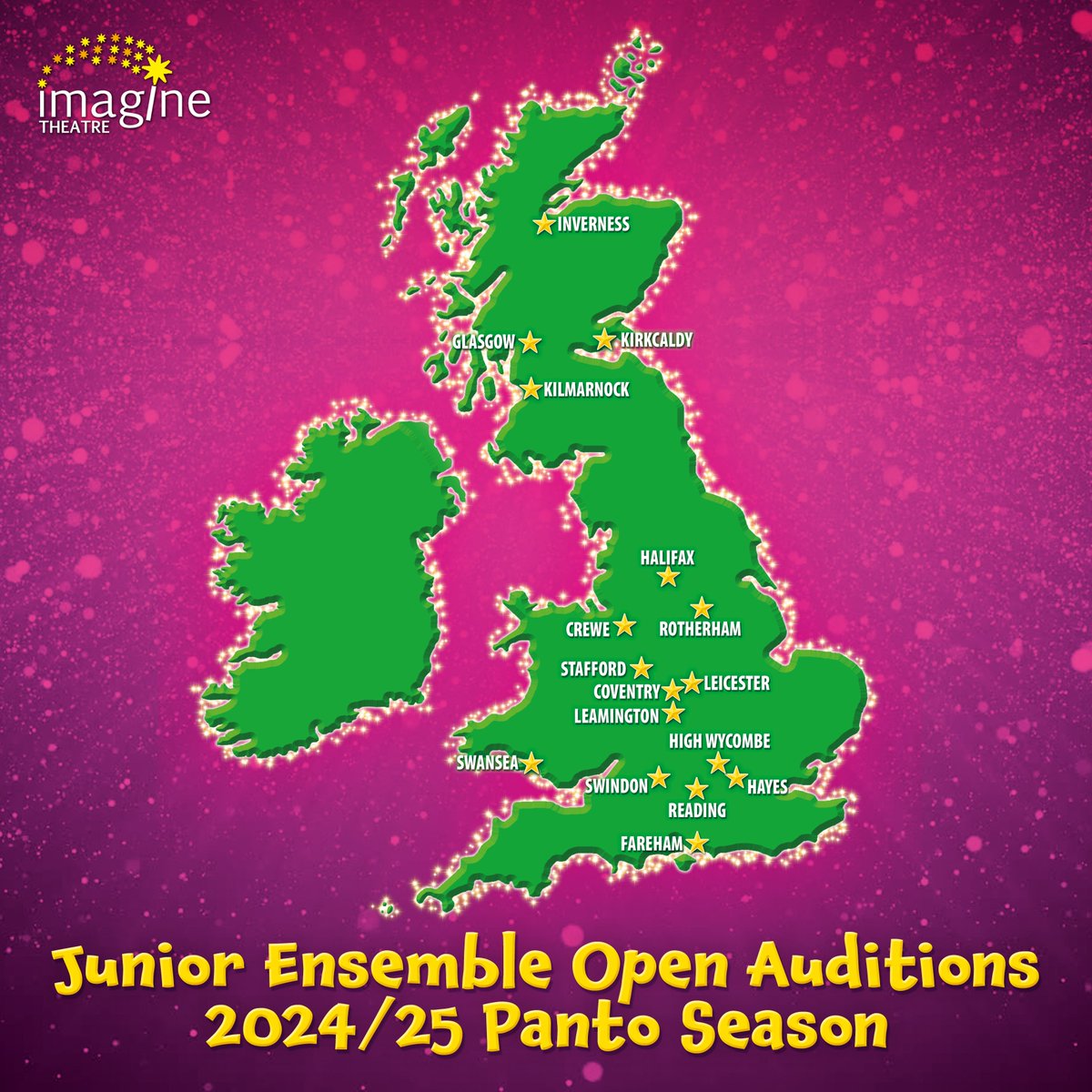 Only 4 weeks to go until this season's Junior Ensemble panto auditions begin. For more information on dates, venues and requirements please visit imaginetheatre.co.uk/childrens-audi…