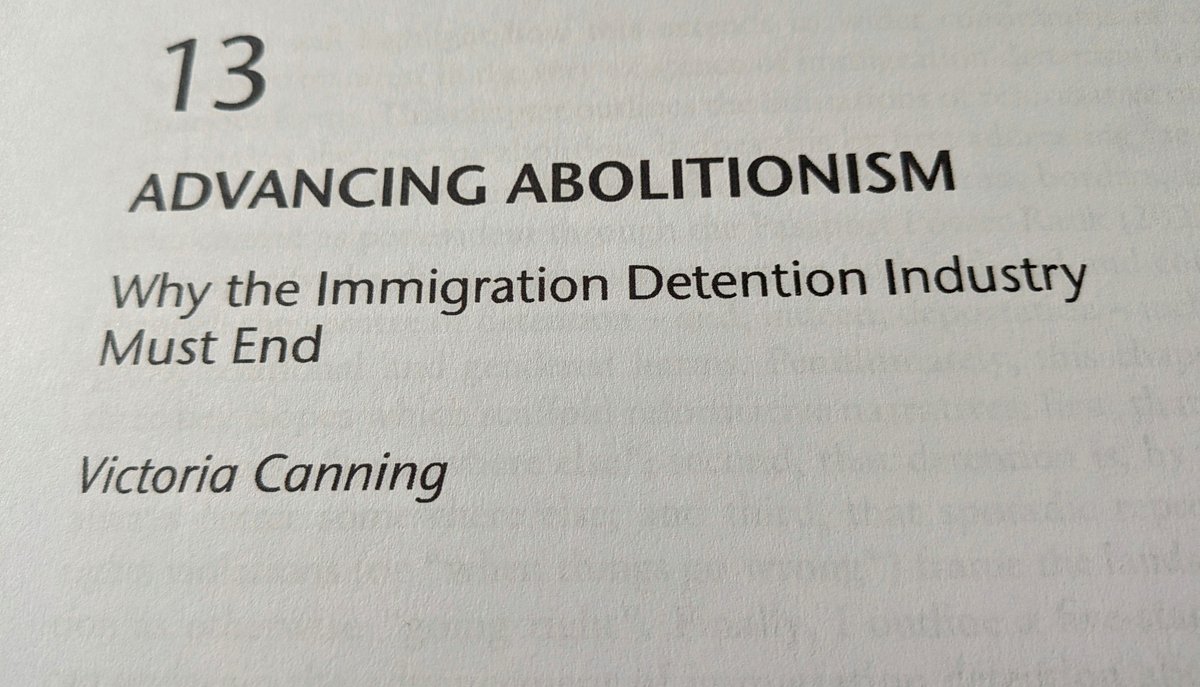 Final edits of a new chapter (in short - abolish immigration detention) 'Immigration Detention and Social Harm' edited by @MichPeterie with @routledgebooks is out in July - outstanding collection of colleagues evidencing detention harms 👇🏾 routledge.com/Immigration-De…