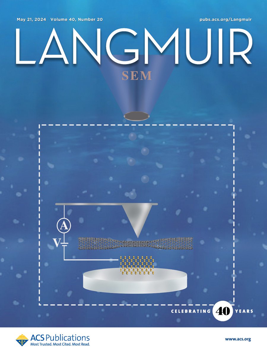 The latest issue of Langmuir is live! On the cover: 'Establishing Ohmic Contact of a Radial Compressed CNT Bundle with High Work Function Metal' Read it here: go.acs.org/9ql