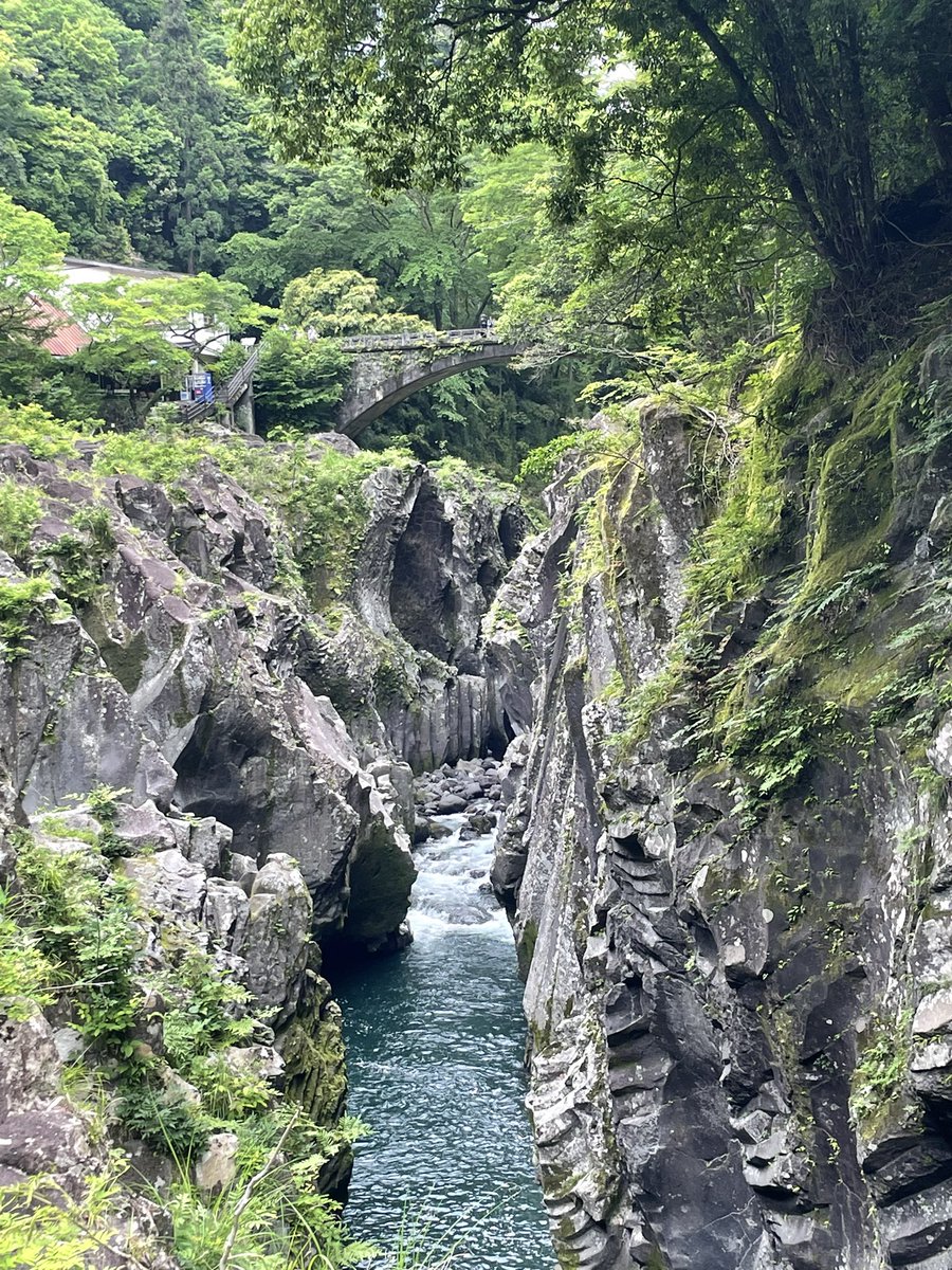 高千穂峡ボート🚣
天候に左右されるため、なかなか乗れない高千穂峡ボートだそうです。運🥰ありました。素敵💓最高