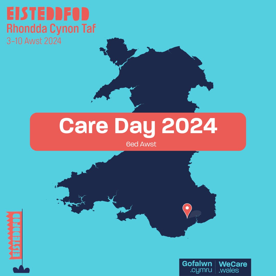 The @Eisteddfod is coming to Rhondda Cynon Taf Council! 🎉 On the 6th of August, we're so excited to be sponsoring this amazing Welsh festival with our special Care Day after last year's success. Keep updated for more information in the lead up to the big day! 😃