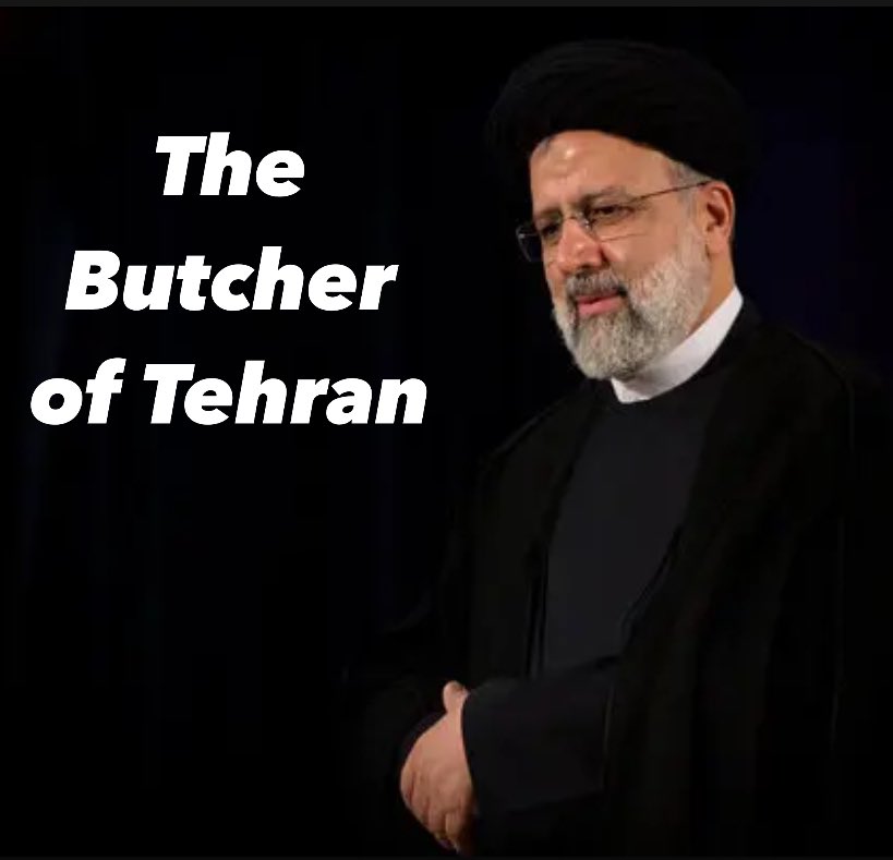 citizensforBH's tweet photo. Acting upon #Khomeini’s instructions, in 1988 #Raisi participated in a “death committee” that handled trials for countless detained activists. Those who didn’t declare their loyalty to Khomeini were immediately marched out &amp; hanged by the neck #رييسي #Iran #ابراهيم_رييسي #Bahrain https://t.co/G910xfv4F1