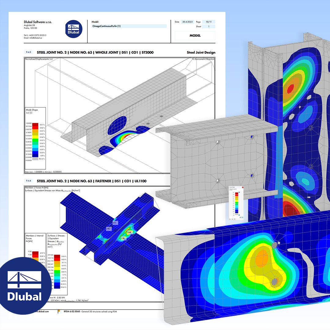 dlubal_en's tweet photo. New Feature in RFEM 6 | Steel Joint Design for Built-up and Thin-Walled Sections
https://t.co/qIUgbTmqr5
#Feature #AddOn #DlubalSoftware #Dlubal #RFEM #SteelJoint #SteelConnection #BeamConnection #Eurocode3 #EC3 #StructuralDesigner #StructuralEngineer #BIM https://t.co/8Y6fBgKbK7