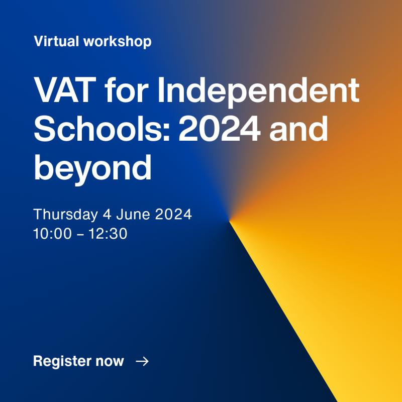 💻Join our VAT specialists at our virtual workshop tailored for #finance staff working in the #independentschool sector.📚 We'll highlight the #VAT issues facing the sector and the actions you could take to minimise the potential financial impact. 🗓👉crowe.com/uk/events/vat-…