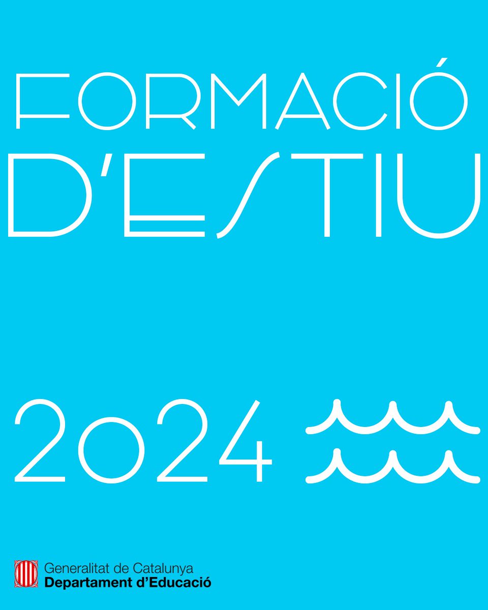 Ja podeu consultar les activitats corresponents a la #FormacióDEstiu 2024. Accediu-ne a l'enllaç per a fer la inscripció dins del termini proposat. 📅 Inscripcions fins al 29 de maig 🔗 xtec.gencat.cat/ca/formacio/fo… #AlsCentres