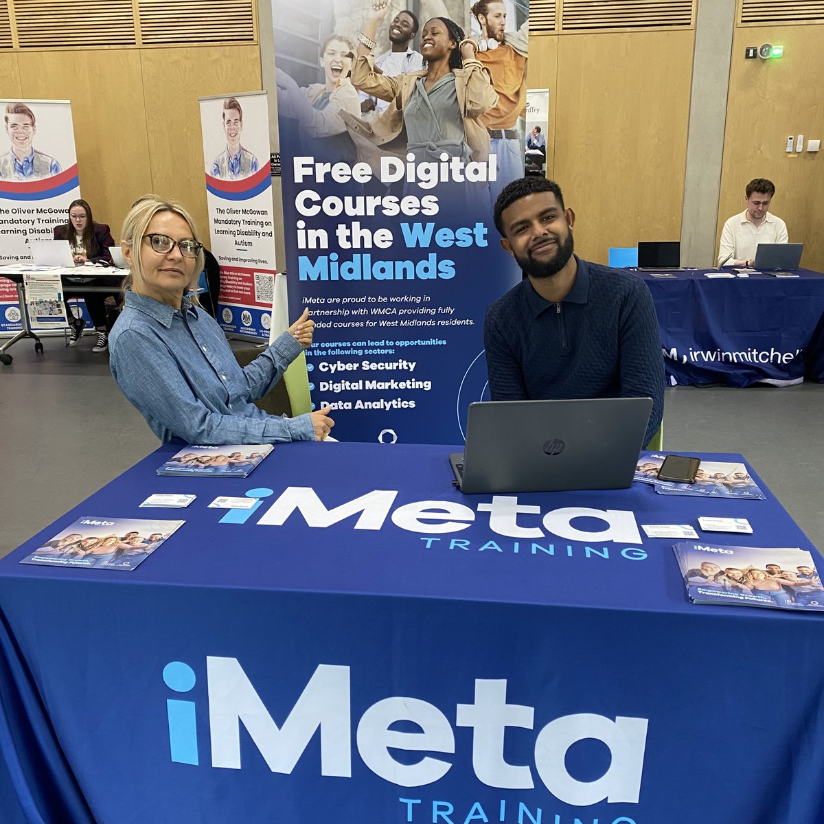 iMeta Training had the pleasure of attending the Pan Disability Job Fair 2024 at Sense TouchBase Pears last week. It was great to share our opportunities and knowledge with the disabled communities that Sense work with!

#Upskilling #FreeEducation #Sense

@sensecharity