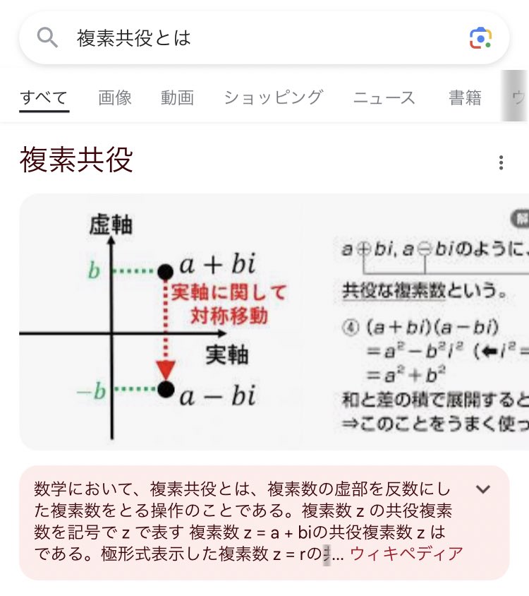 複素共役 