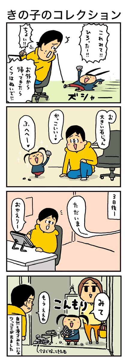 我が家の玄関は石だらけ 