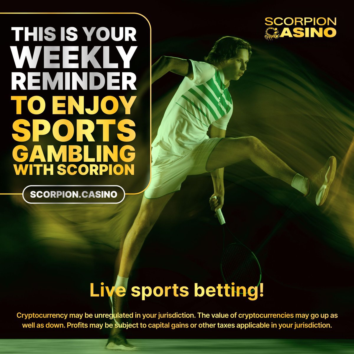 Unlock your financial freedom at Scorpion Casino! 🏆💰 Dive in, play big, and embrace the lifestyle you've always dreamed of. ⭐️ 🔥 Buy now on Pancakeswap here: buff.ly/3UlwSpf 🔥 Trade $SCORP on XT now: buff.ly/3JKvvdP #ScorpionCasino #FinancialFreedom
