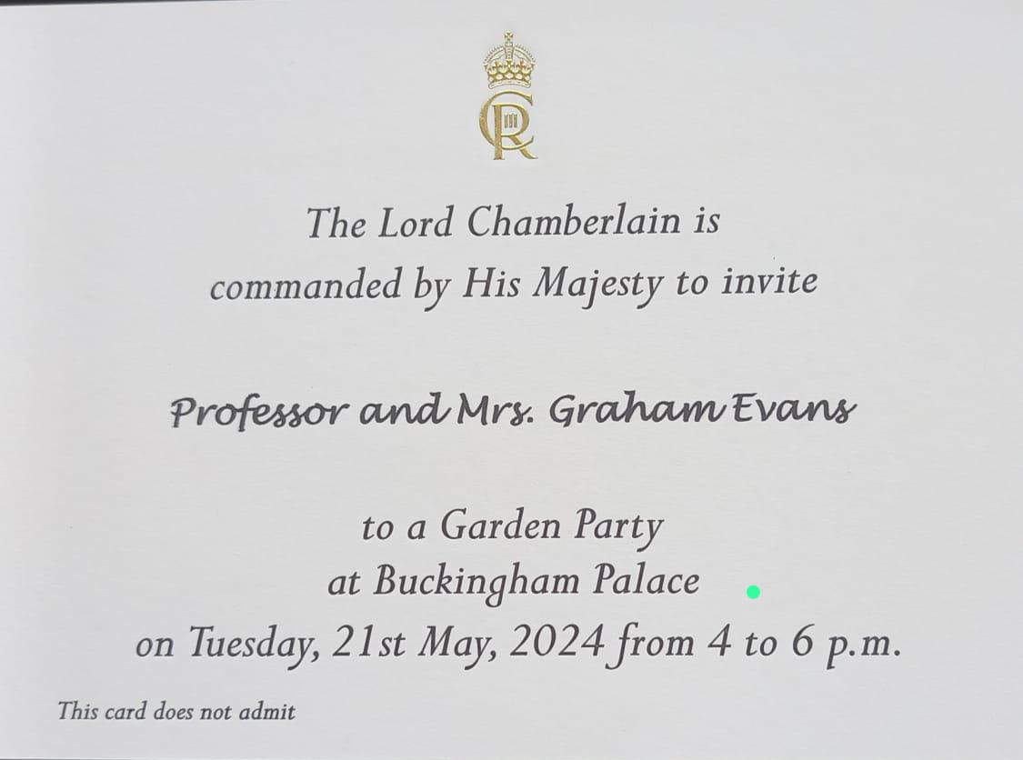 Professor Graham Evans tweet media