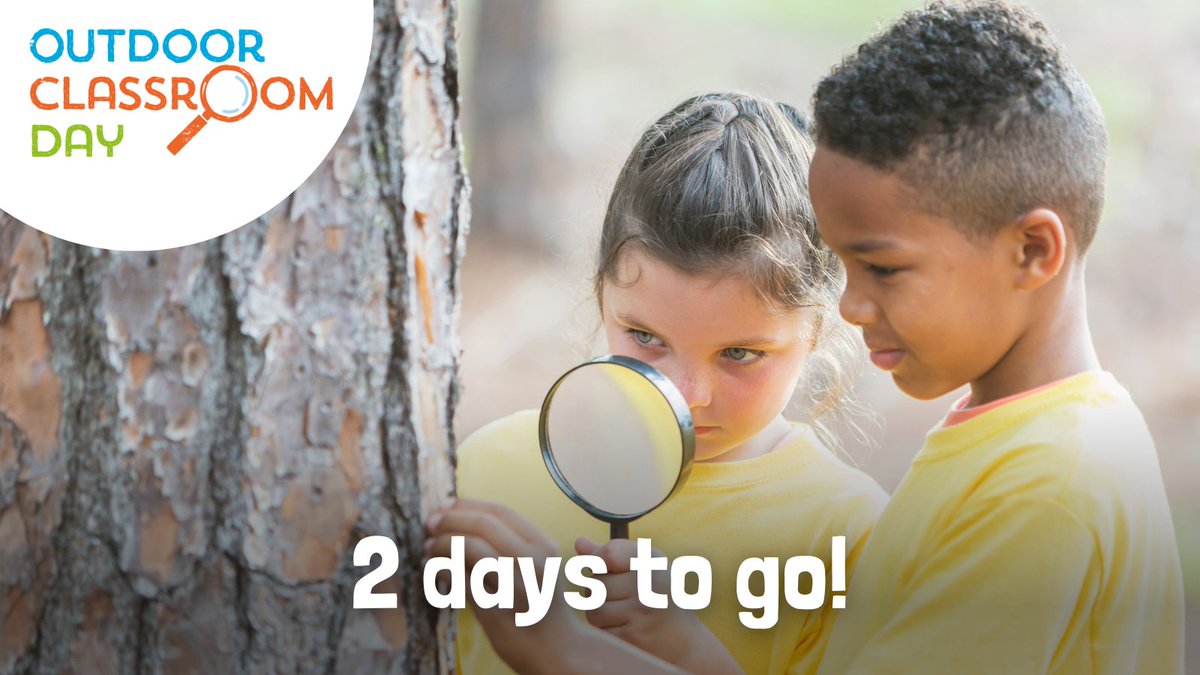 Only two days until #OutdoorClassroomDay! 🥳 Join thousands of schools around the world in celebrating outdoor learning and play — there's still time to sign up! What have you got planned for Thursday? Sign up 👉 outdoorclassroomday.com