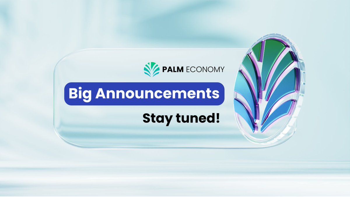 PALM Economy has: 🔹 A great community 🔹 An upcoming public launch 🔹 Had a super successful IDO 🔹 A buzzing ISPO 🔹 Announcements of the announcement