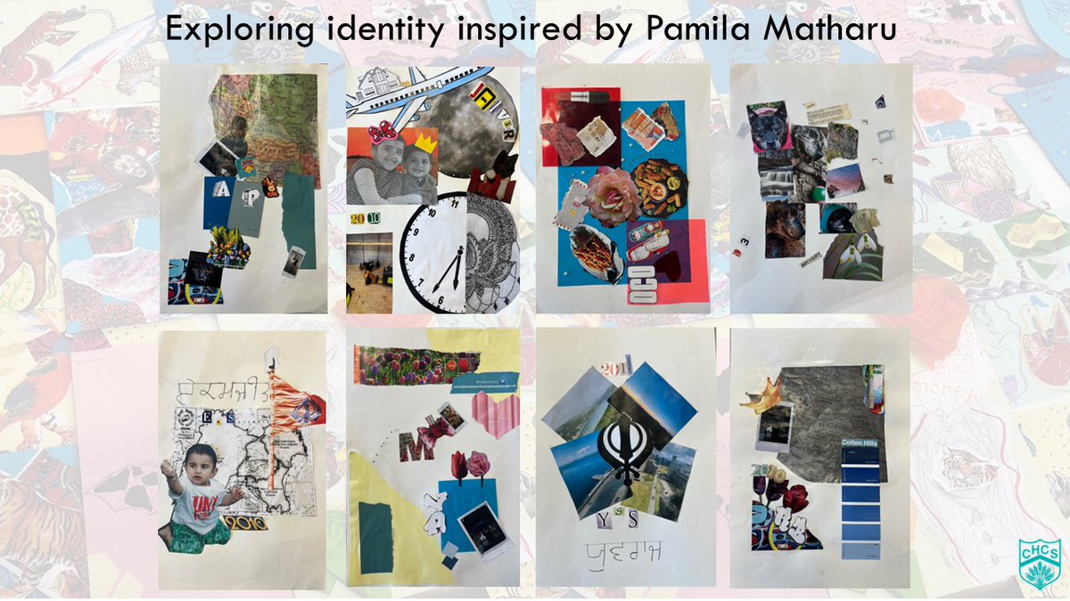 ColtonHillsCS's tweet photo. Recently, our Yr 8 pupils visited @newartgallery to see The World That Belongs to Us exhibition.  Inspired by Chitra Ganesh, they explored mixed media techniques to create animal hybrid images. They also did collages &amp; patterns using photos &amp; images influenced by Pamila Matharu. https://t.co/aMZd0gtVlV