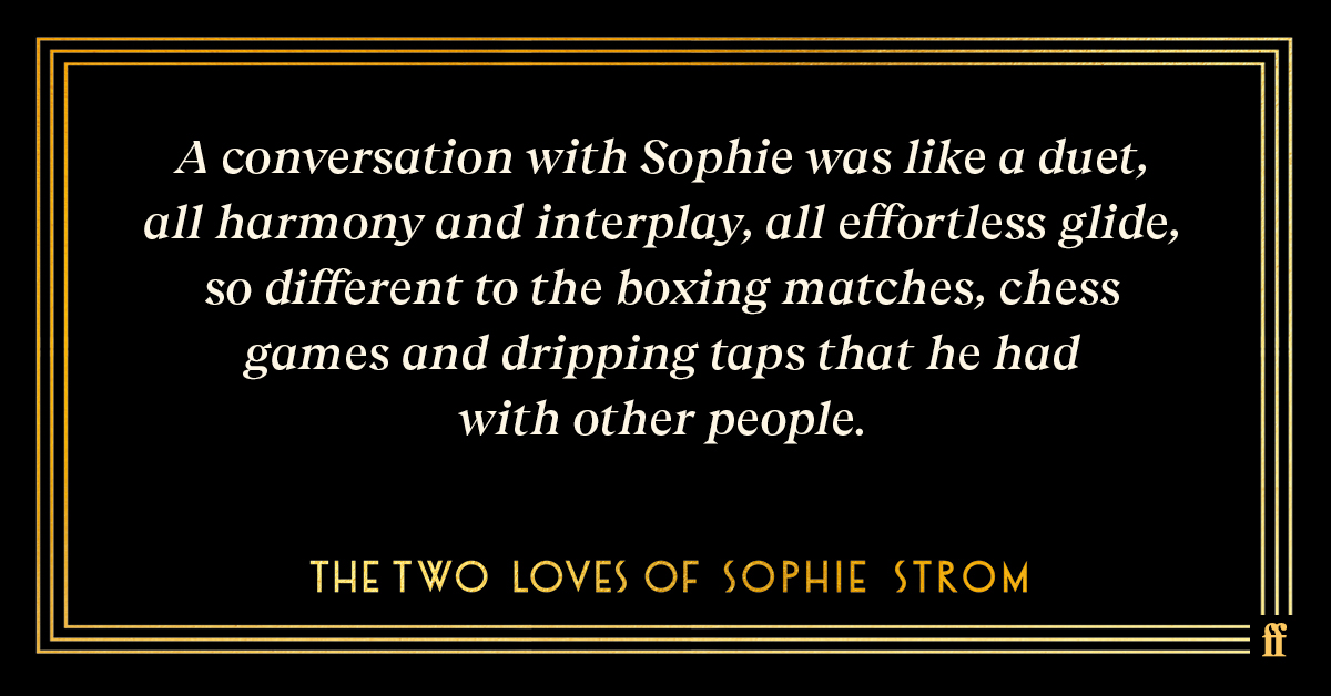 Faber Books (@faberbooks) on Twitter photo Vienna, 1933. In one unforgettable night, Max Spiegelman's life splits in two. But in each parallel universe, he shares a magnetic bond with the same grey-eyed girl...
The Two Loves of Sophie Strom by <a href="/SamTaylorwrites/">Sam Taylor</a> is out now 💛 Vienna, 1933. In one unforgettable night, Max Spiegelman's life splits in two. But in each parallel universe, he shares a magnetic bond with the same grey-eyed girl...
The Two Loves of Sophie Strom by <a href="/SamTaylorwrites/">Sam Taylor</a> is out now 💛