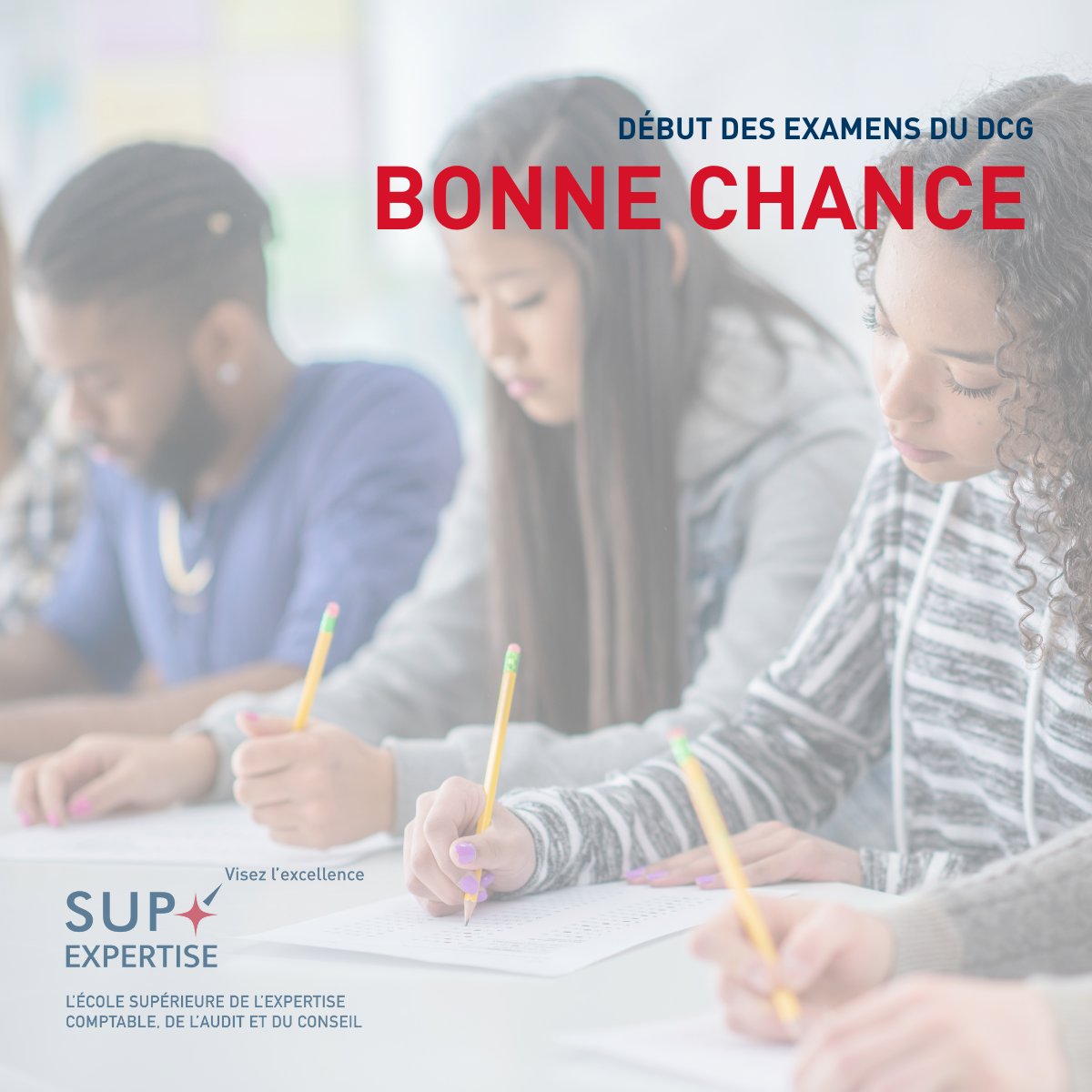 C'est le grand jour pour tous les futurs experts-comptables ! 📚✏️ 

Les examens du DCG 2024 commencent aujourd'hui...

Bon courage à toutes et tous ! 💪

 #DCG2024 #expertisecomptable #expertcomptable