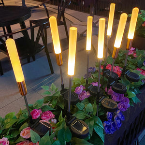 When the lights are on, it glows like a real reed, so pretty and attractive, it's the perfect addition to your backyard. #LED #nightlighting #backyardvibes #gardendecor