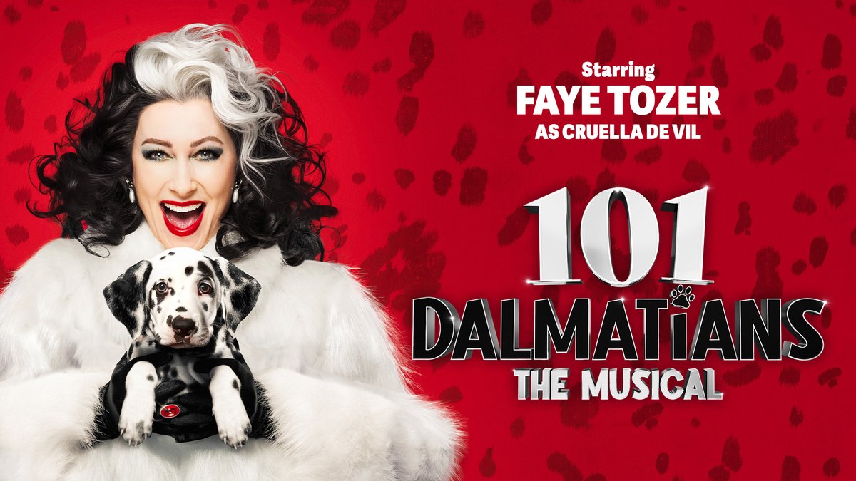 We have a tail-wagging announcement for you so lock up your puppies... Cruella is here! 🐾 Faye Tozer will be starring as the greatest villain of them all, Cruella De Vil in 101 Dalmatians, the smash hit musical, coming to Edinburgh this November! 🎉 🎟️ atgtix.co/4dLao92