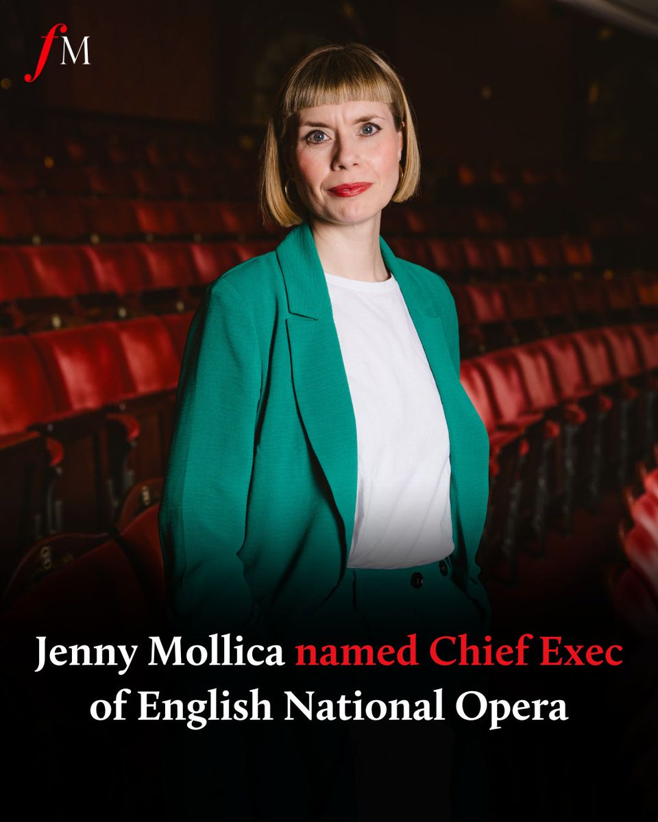 Jenny Mollica has just been announced as Chief Executive of English National Opera and the London Coliseum, where she has been Interim Chief Executive since August 2023.

Congratulations to Jenny and everyone at @E_N_O on this exciting new chapter. 👏