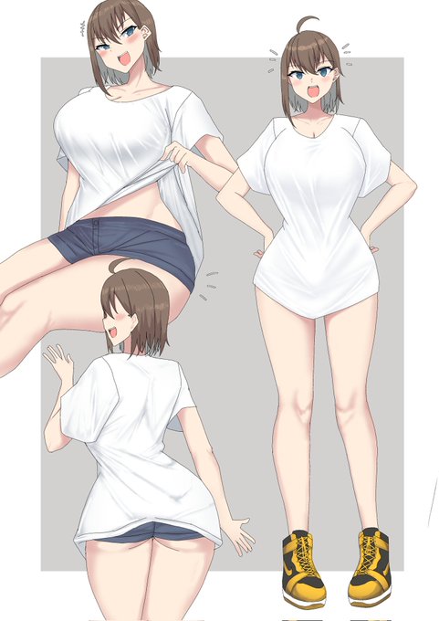 履いてるよ!👕 