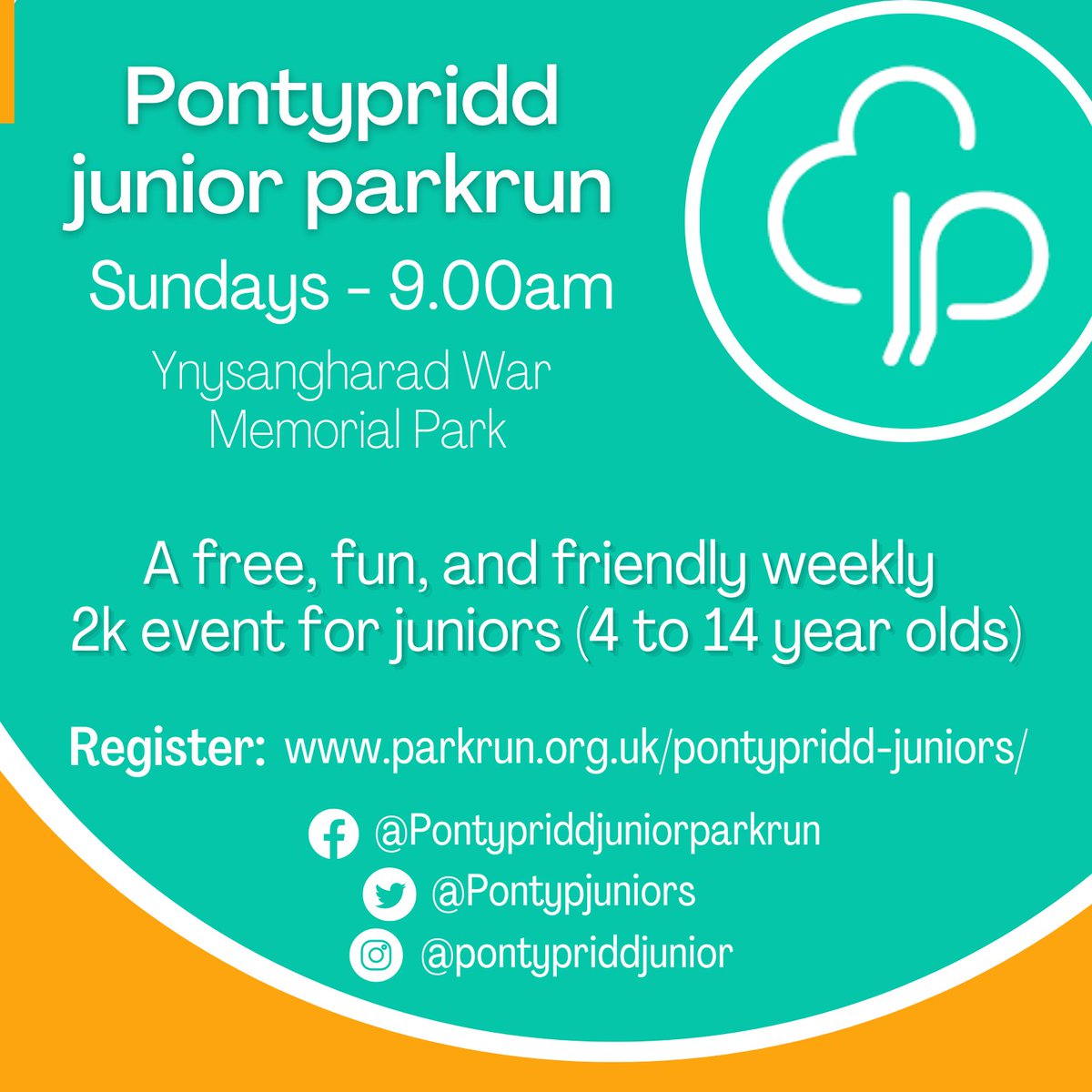 Did you know that there is a Junior parkrun in Pontypridd every Sunday morning? Junior parkrun is a free, fun and friendly weekly 2k event for children aged 4-14 years Find out more - orlo.uk/DDLql Follow their account - @Pontypjuniors