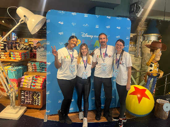 PushPromoUK's tweet photo. Push was thrilled to work with Disney at their flagship Oxford Street store. Over the weekend our staff helped to put on a ‘Pixar Party’, creating buzz and excitement around the store’s new Pixar products.

Find out more: https://t.co/ScZFdON41g 

#PromoStaff #Disney #Pixar https://t.co/uIrvLMMEH6
