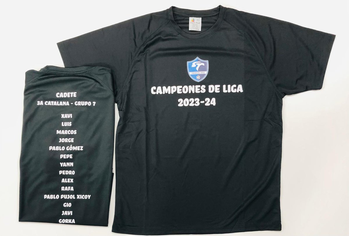 CAMPEONES DE LIGA 🏆

@tremedal_futsal 

#play #play2015 #clubsPLAY
#samarreta #samarretapersonalitzada
#campions #campeones #celebracio #equip #temporada #TremedalFS #Tremedal #FS #Bcn #FCF