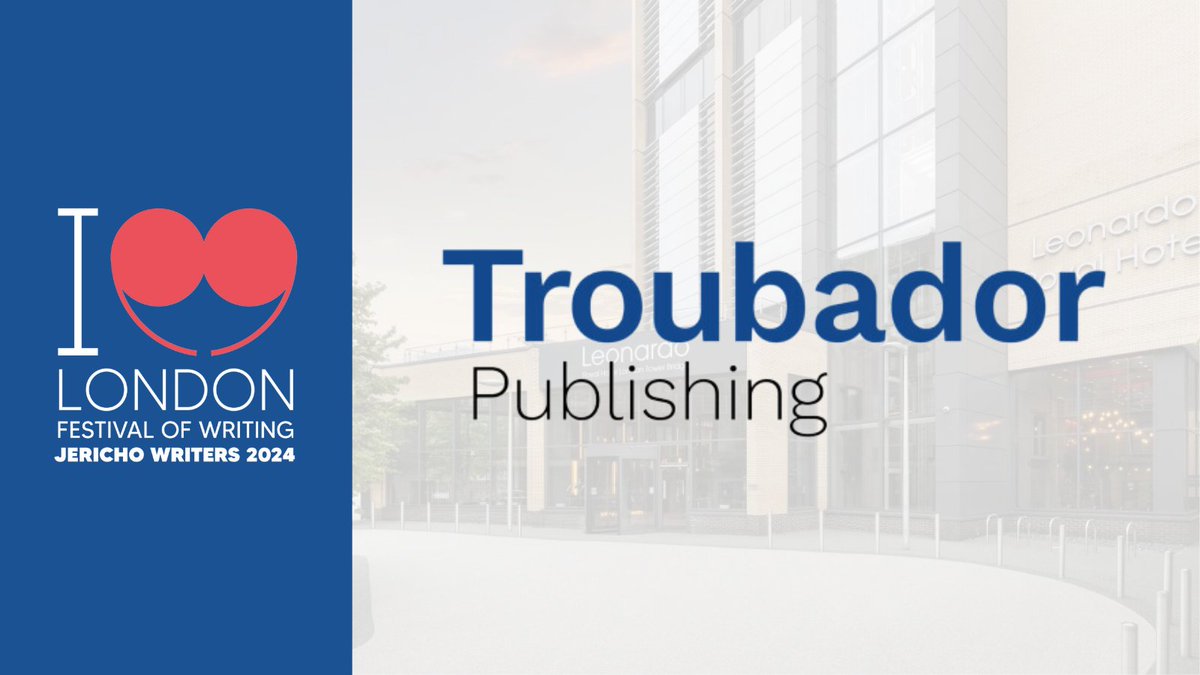 We're thrilled to have Troubador @matadorbooks as one of our sponsors for this year's London Festival of Writing. They will also be co-hosting a 'Creating Your Self-Publishing Business Plan' workshop with Debbie Young @DebbieYoungBN #LFOW24