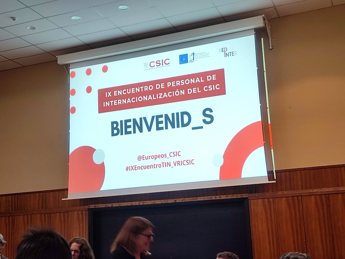 En el IX Encuentro de Personal Técnico y de Gestión de Internacionalización del CSIC. Gracias @Europeos_CSIC por fomentar estos encuentros y poner en valor la figura del gestor de proyectos @IPNA_CSIC @IEO_Canarias #IXEncuentroTIN_VRICSIC