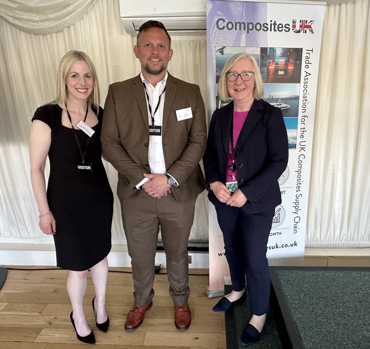 Thanks to #Erewash based Atlas Composite Technologies for meeting me at the @compositesuk event in Parliament The composites sector has a pivotal role to play in the Government’s drive for #NetZero and I’m confident that #Atlas will be at the forefront of this ambition