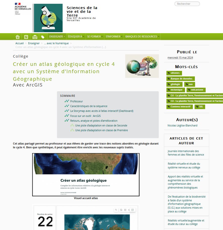 gep_svt's tweet photo. Créer un atlas géologique en #cycle4 avec un Système d’Information Géographique #SIG 
Par Nicolas Léglise-Blanchard

👉@ArcGISOnline pour construire une synthèse de la géologie de tout un cycle

🔎En savoir + : https://t.co/EjmEC63O2K

#SVT #géologie cc @DANEVersailles https://t.co/LU6bqMIOiK