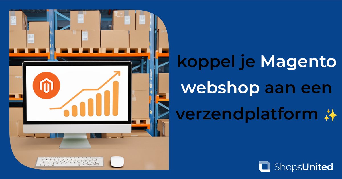 shopsunited's tweet photo. Als eigenaar van een 𝗠𝗮𝗴𝗲𝗻𝘁𝗼-𝘄𝗲𝗯𝘄𝗶𝗻𝗸𝗲𝗹 weet je dat verzending cruciaal is. Wij bieden je scherpe tarieven en betrouwbare partners, naadloos geïntegreerd met Magento 🙌. Laat je bedrijf groeien met ons verzendplatform! 🚀➡️ https://t.co/2ibks5Rgt9 https://t.co/sCZn81MxLG